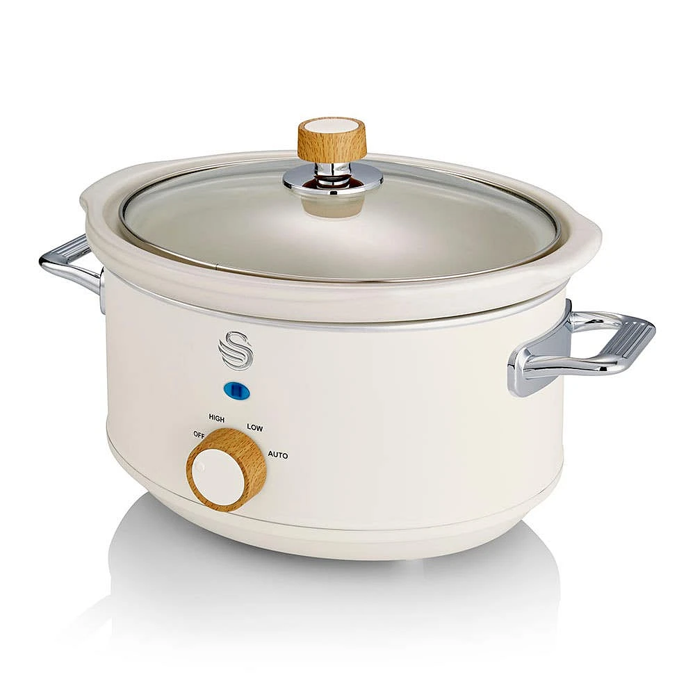 Swan Nordic Slow Cooker (Cream)