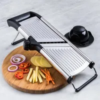 KSP Express 'All-In-1' Mandoline Slicer (Black/Stainless Steel)