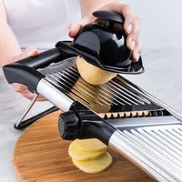 KSP Express 'All-In-1' Mandoline Slicer (Black/Stainless Steel)