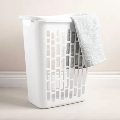 Sterilite Open Easy Carry Plastic Laundry Hamper 1.8 bushel (White)