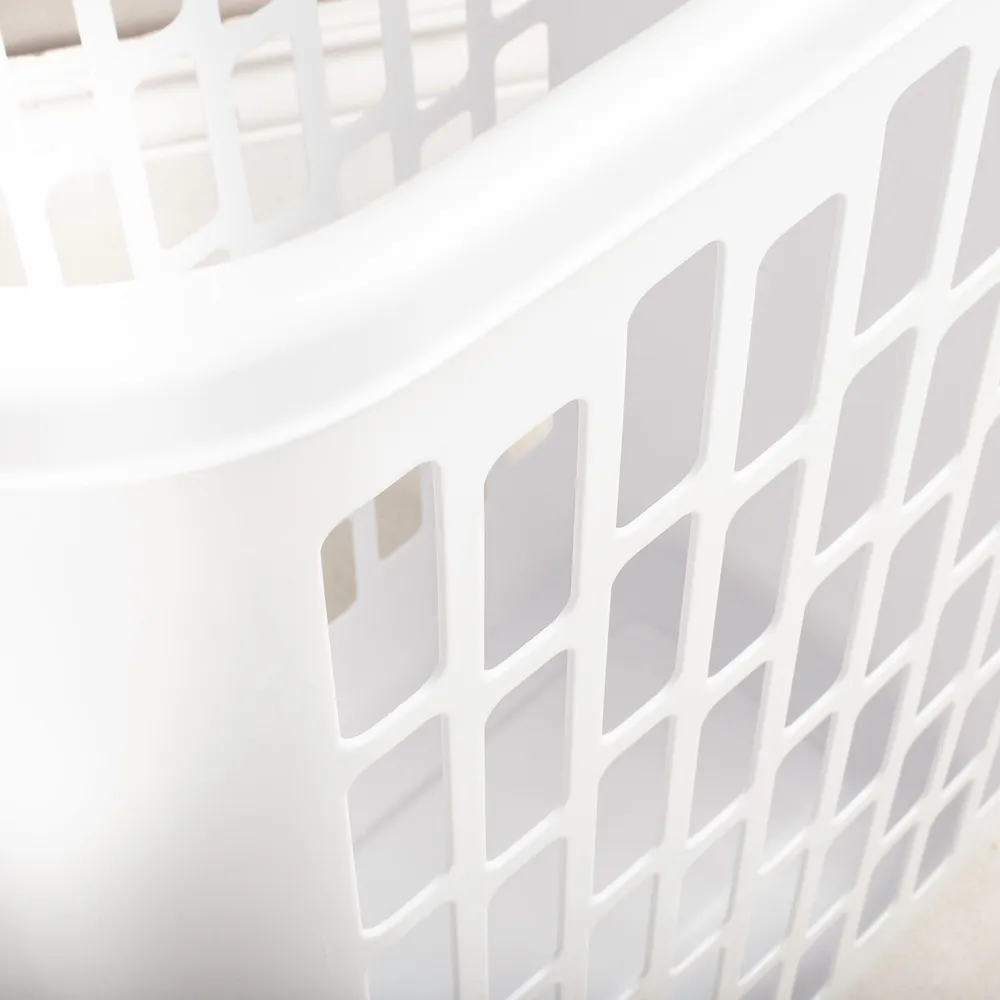 Sterilite Open Easy Carry Plastic Laundry Hamper 1.8 bushel (White)