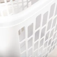 Sterilite Open Easy Carry Plastic Laundry Hamper 1.8 bushel (White)