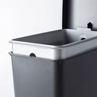 Sterilite Stepon Garbage Can (Black