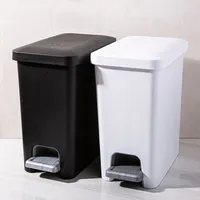 Sterilite Stepon Garbage Can (Black