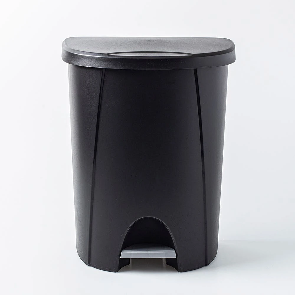 Sterilite Stepon Garbage Can 25 L (Black)