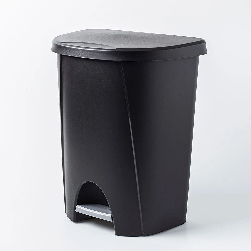 Sterilite Stepon Garbage Can 25 L (Black)