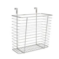 KSP Linear Otd Waste Basket (Matte Nickel) 30 x 17.5 x 35 cm