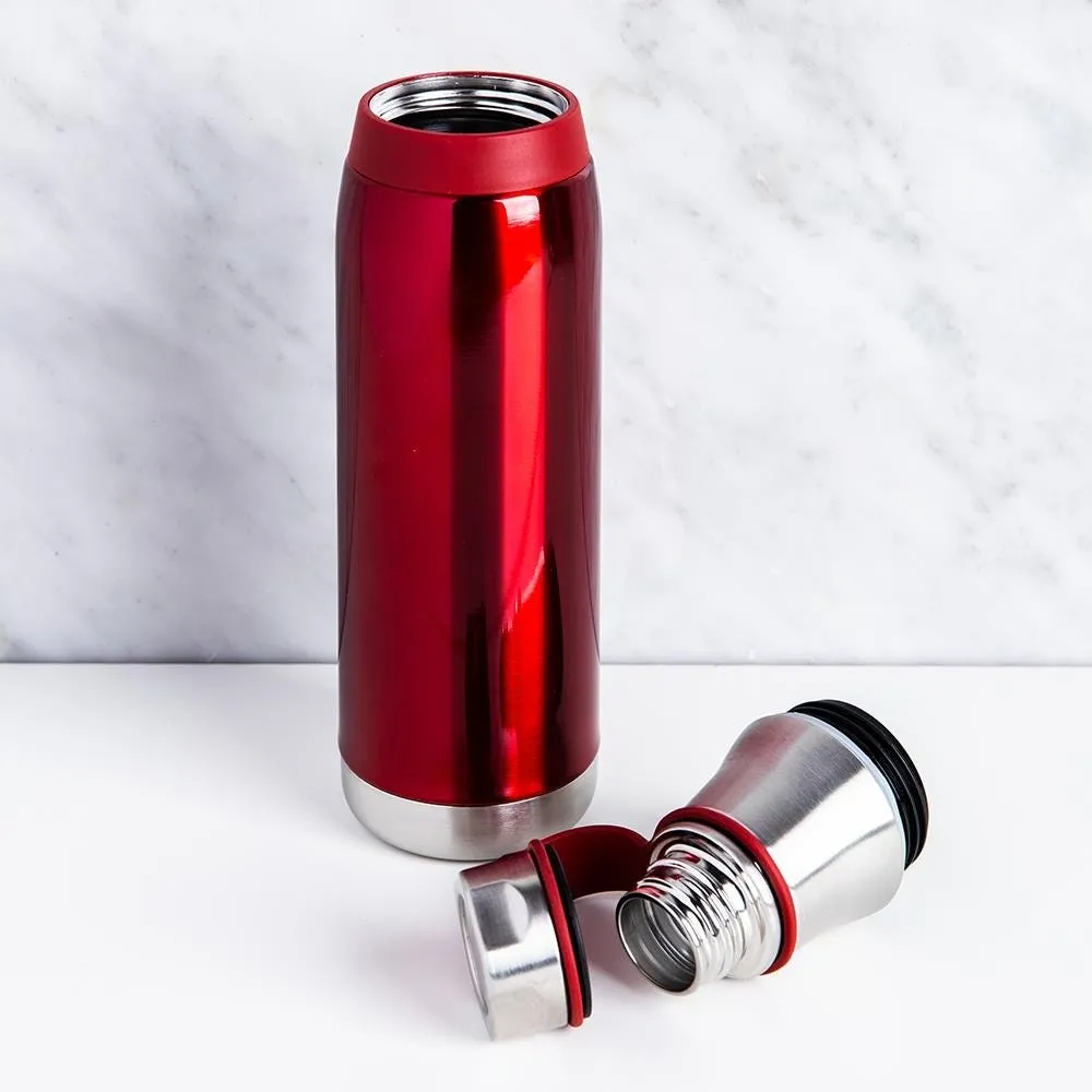 KSP Polar Stainless Steel Water Bottle (Metallic Red)