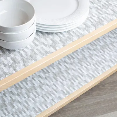 Contact Grip Prints 'Modern Marble' Shelf-Drawer Liner (White/Grey)