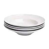 KSP Napoli Porcelain Pasta Bowl - Set of 4 (White)