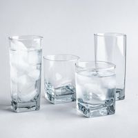 Libbey Bristol Drinking Glass Combo - Set of 16 (Clear)