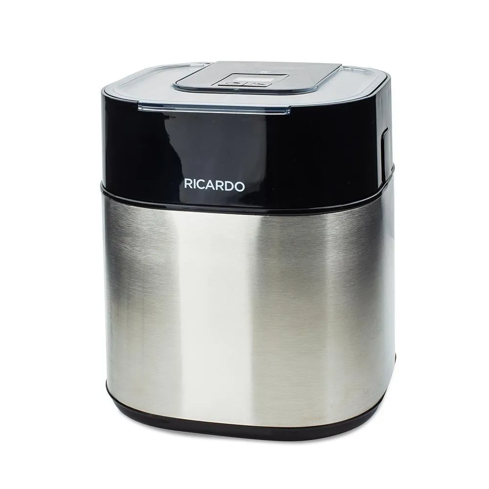 Ricardo Digital Ice Cream Maker (Black/Brushed St/St)