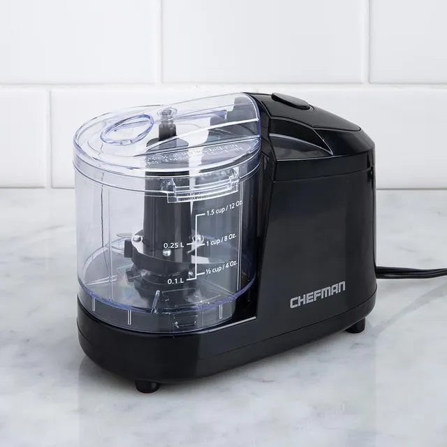 Chefman Easy Chop Mini Food Chopper (Silver)