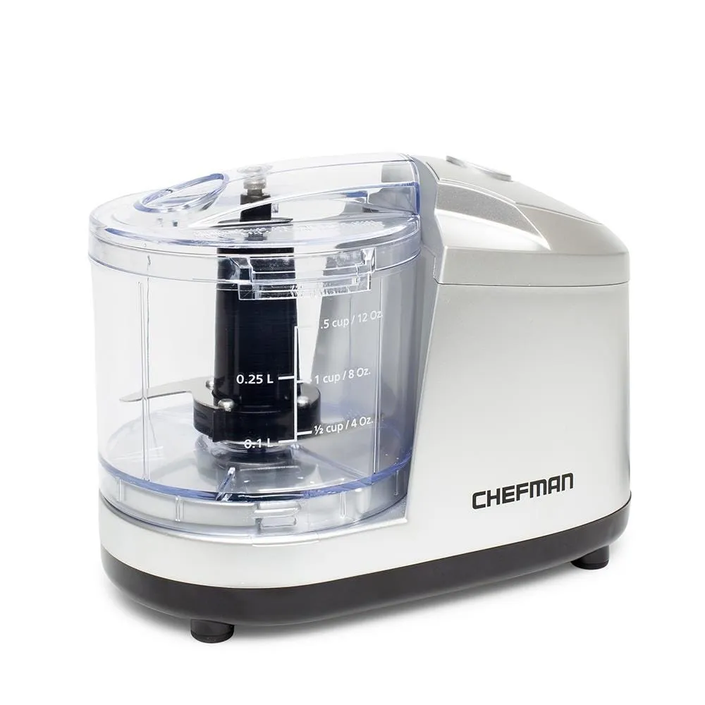 Chefman Easy Chop Mini Food Chopper (Silver)