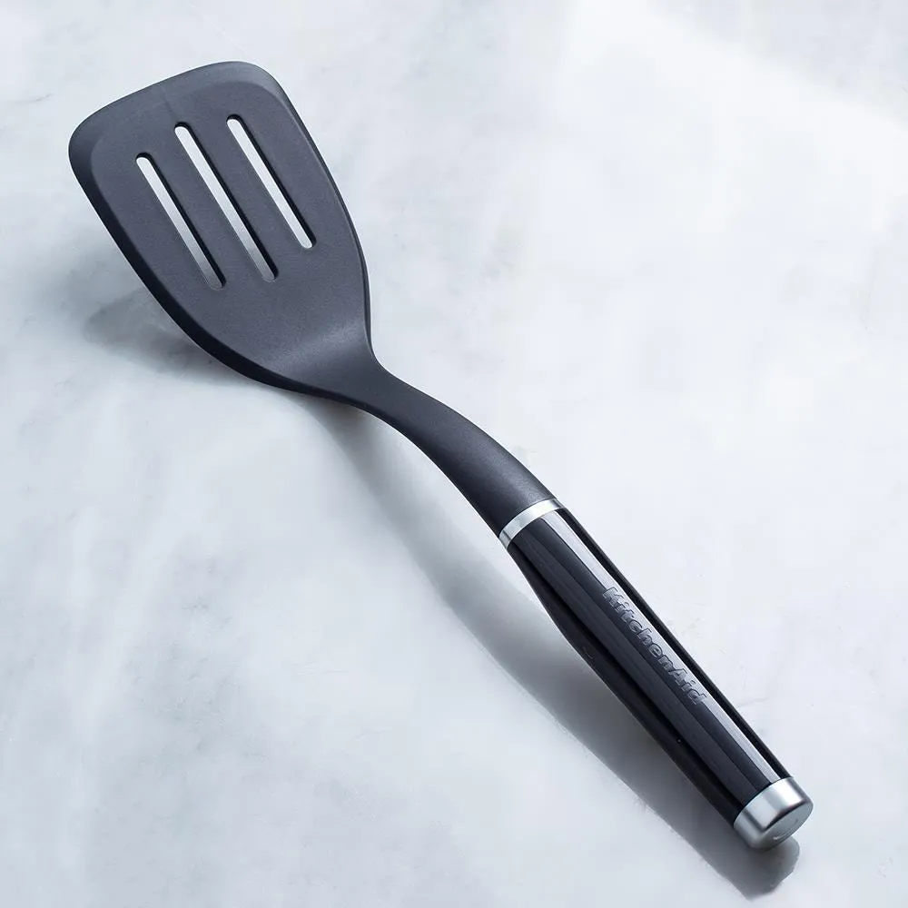 KitchenAid Classic Nylon Slotted Turner (Black)