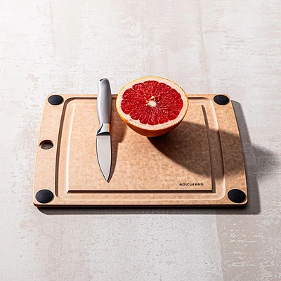 Epicurean All-In-One Silicone Corners Wood Cutting Board (Natural)