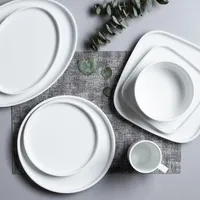 KSP A La Carte 'Bergen' Porcelain Dinner Plate (White)