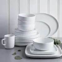 KSP A La Carte 'Bergen' Porcelain Dinner Plate (White)