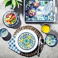 KSP Madrid Melamine Pinch Bowl (Blue/Green)
