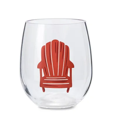 KSP Sip 'Adirondack' Stemless Wine Glass (Clear)