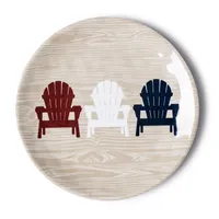 KSP Nibble 'Adirondack' Melamine Tidbit Plate - Set of 4