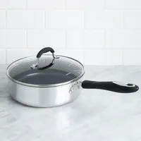 Cuisinart Advantage Open Stock Saute Pan with Lid (Brushed Silver)