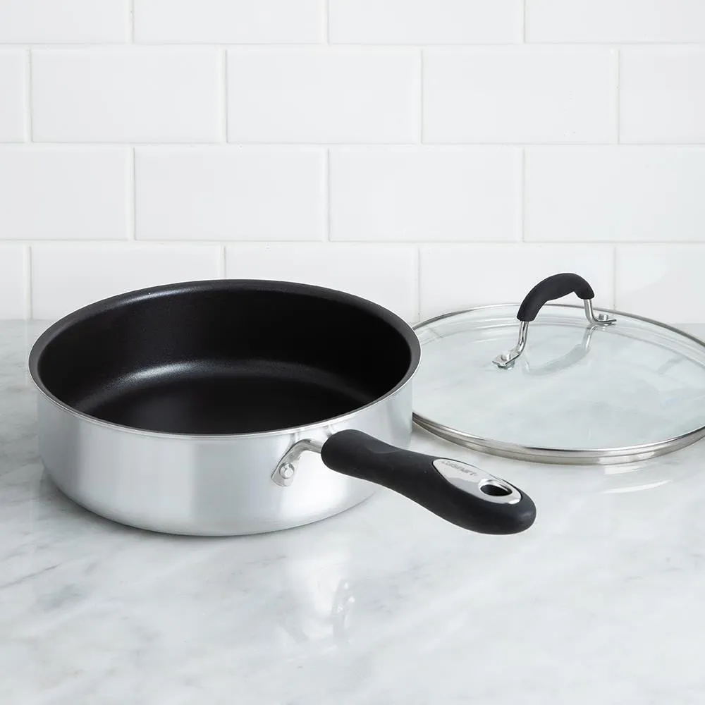 Cuisinart Advantage Open Stock Saute Pan with Lid (Brushed Silver)