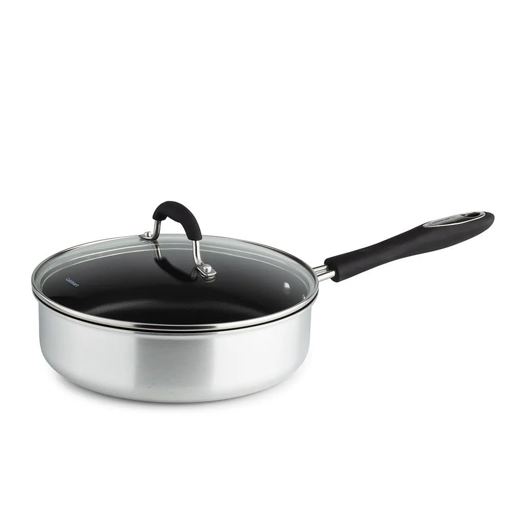 Cuisinart Advantage Open Stock Saute Pan with Lid (Brushed Silver)