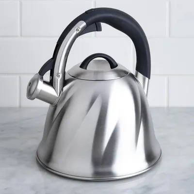 Polder Bell Whistling Stovetop Kettle (Brushed St/St)