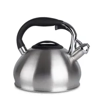 Polder Gumdrop Whistling Stovetop Kettle (Stainless Steel)