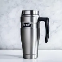 Thermos Stainless King Travel Mug with Handle (Brushed St/St)