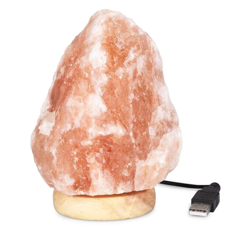 Brookstone Himalyan Crystal Salt Lamp Mini USB (Multi Colour)