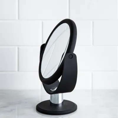 Upper Canada Danielle Soft Touch Countertop 10x Mirror (Black)