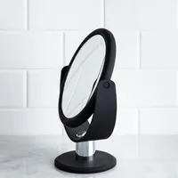 Upper Canada Danielle Soft Touch Countertop 10x Mirror (Black)