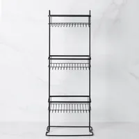 iDesign Everett 3-Tier Storage Shelf (Black/Matte)