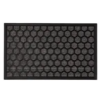 KSP Tufted 'Ogee' Rubber Backed Doormat (Grey)