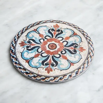 KSP Ceramica 'Capri' Ceramic Trivet (Brown/Natural)