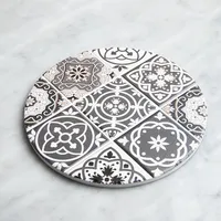 KSP Tessera 'Spanish Tile' Ceramic Trivet (Grey)
