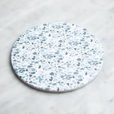 KSP Ceramica  'Capri' Ceramic Trivet (Blue/Grey)