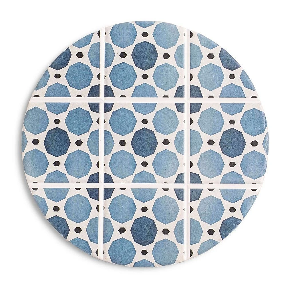 KSP Ceramica 'Geo' Ceramic Trivet (Blue)