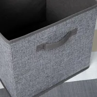 KSP Linea Fabric Storage Cube (Grey) 31 cm sq.