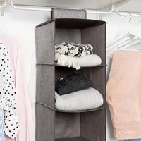 KSP Linea '6-Shelf' Hanging 6-Shelf Org. (Grey) 30 cm sq. x 127 cm