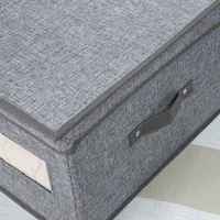 KSP Linea Storage Box with Window (Grey) 30 x 39.5 x 25 cm