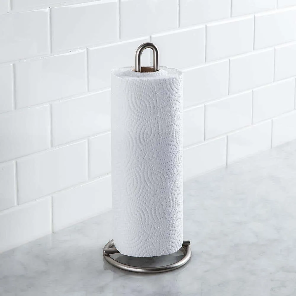 KSP Max Upright Paper Towel Holder 5.5x13" (Matte Nickel)