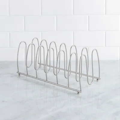 KSP Curvy Divided Kitchen Organizer (Matte Nickel) 33 x 13.5 x 14 cm