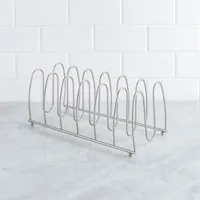 KSP Curvy Divided Kitchen Organizer (Matte Nickel) 33 x 13.5 x 14 cm