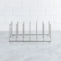 KSP Curvy Divided Kitchen Organizer (Matte Nickel) 33 x 13.5 x 14 cm