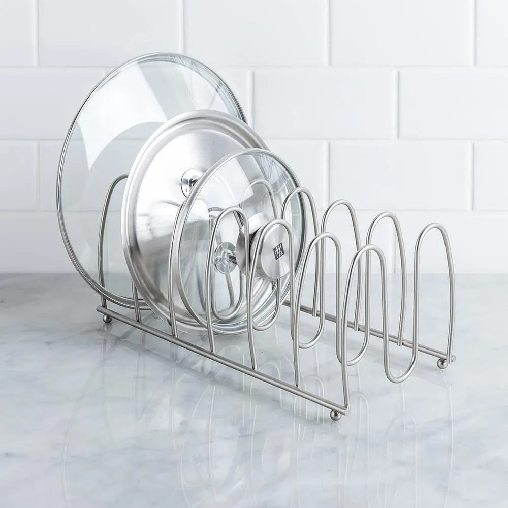 KSP Curvy Divided Kitchen Organizer (Matte Nickel) 33 x 13.5 x 14 cm