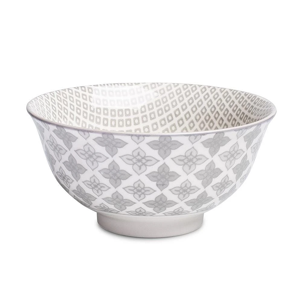 KSP Oishi 'Diamond' Stoneware Bowl - Medium (Grey)