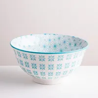 KSP Oishi 'Starburst' Stoneware Bowl - Medium (Light Blue)